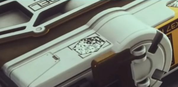 A screenshot of the custom sci-fi 'cube code' meant to be used in Starfield